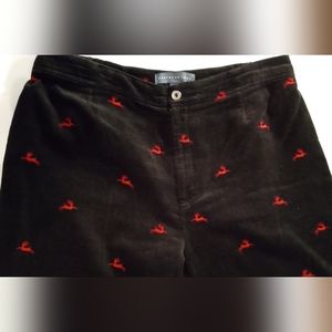 Northern isles Black corduroy pants